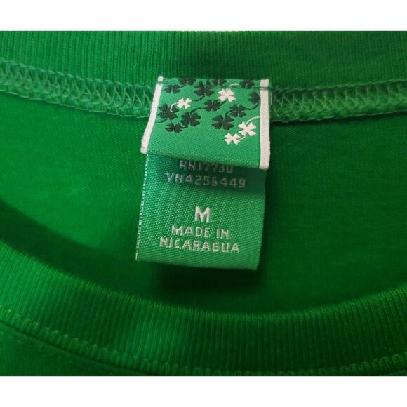 Irish T-Shirt "I'm Goin Green" Irish Shamrock Short Sleeve Shirt Womens Medium - Picture 7 of 7